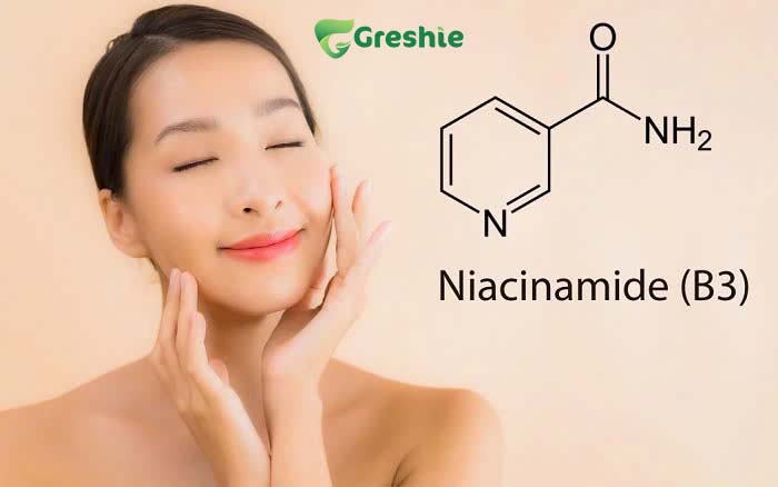 Niacinamide Ho tro lam sang da va cai thien cau truc