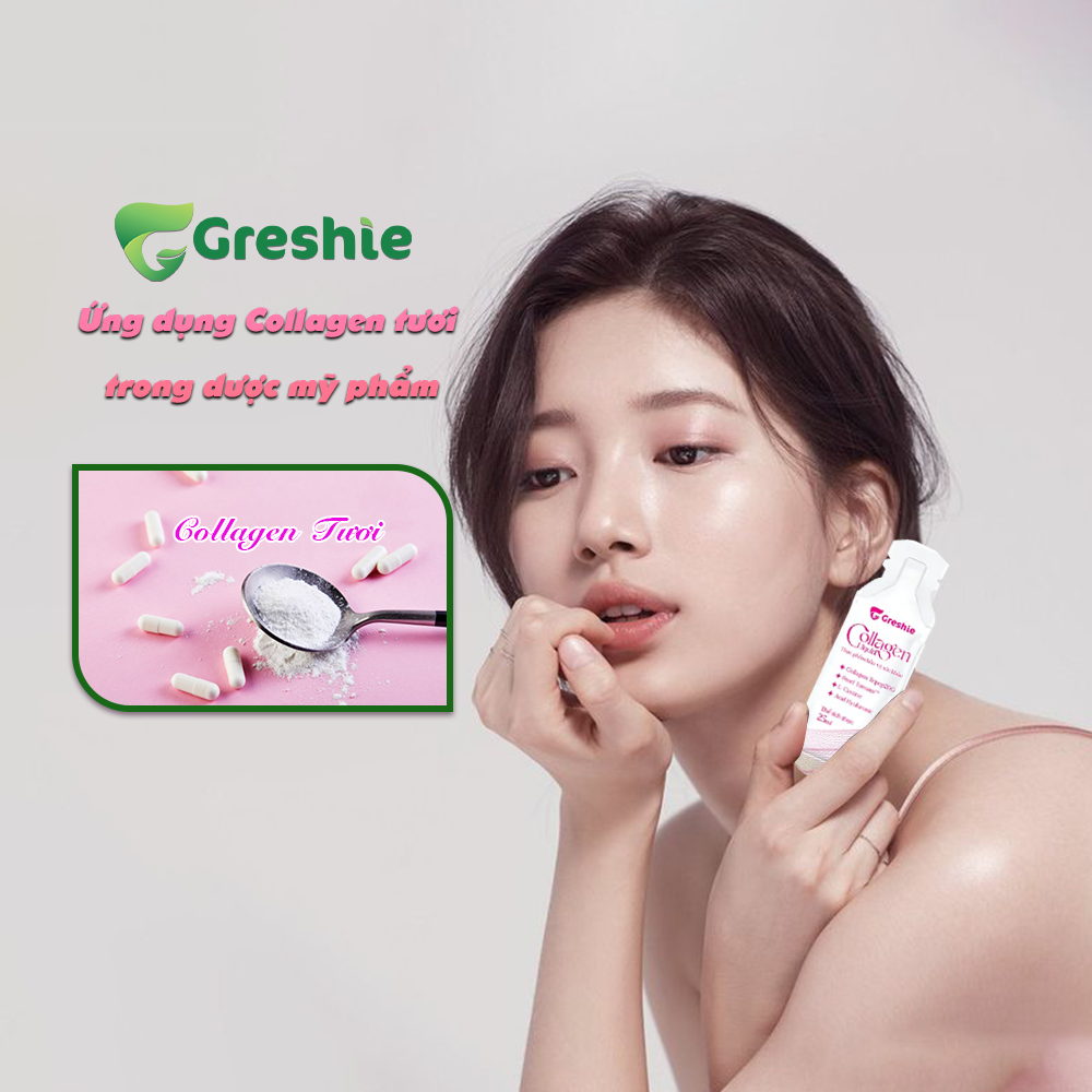 Ung dung cua Collagen tuoi trong duoc my pham