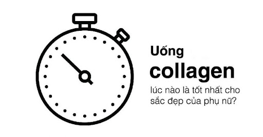 thời điểm uống collagen