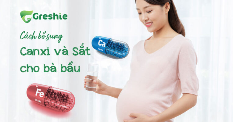 Canxi va sat cho ba bau