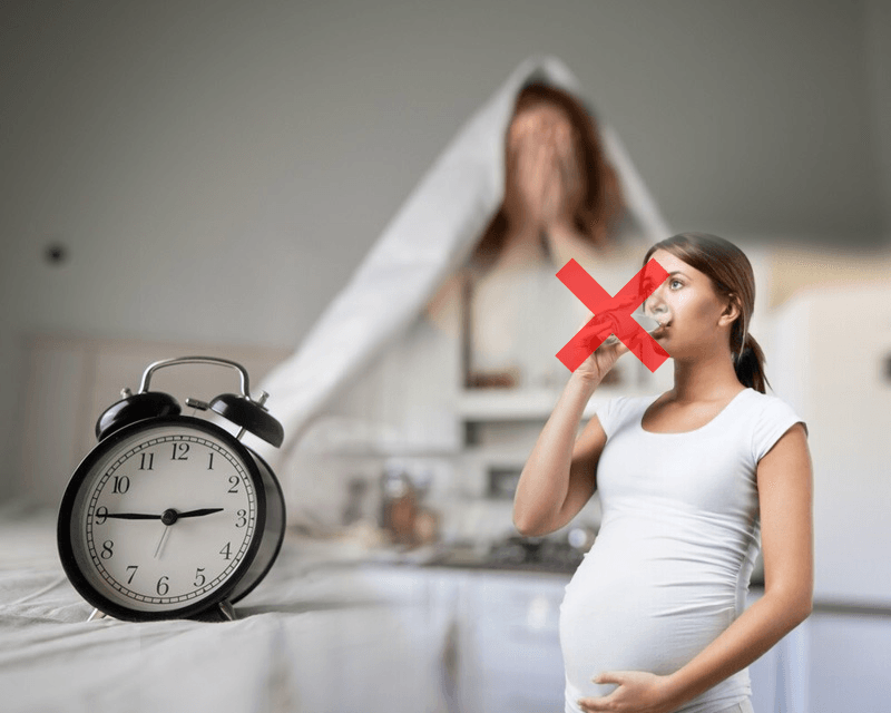 Tại Sao Mẹ Bầu Đi Tiểu Nhiều? Nguyên Nhân Và Giải Pháp Hạn chế uống nhiều nước trước khi ngủ: Giúp tránh tình trạng thức dậy nhiều lần trong đêm.