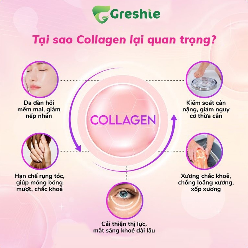 Chức năng của Collagen: Bí quyết cho làn da tươi trẻ và sức khỏe toàn diện tac dung cua collagen voi lan da va suc khoe